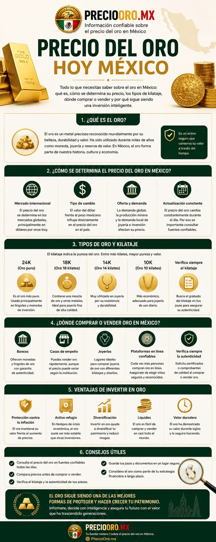 Precio Del Oro Infografías