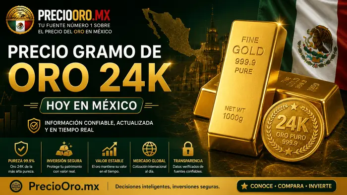 Precio gramo de oro 24k